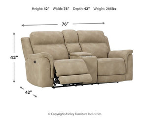 Next-Gen DuraPella Power Reclining Loveseat with Console