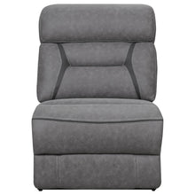 Load image into Gallery viewer, Higgins Upholstered Armless Chair Grey
