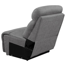 Load image into Gallery viewer, Higgins Upholstered Armless Chair Grey
