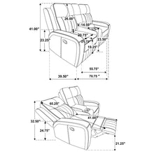 Load image into Gallery viewer, Raelynn Reclining 3 Pc Set
