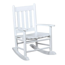 Load image into Gallery viewer, Annie Slat Back Youth Rocking Chair White image
