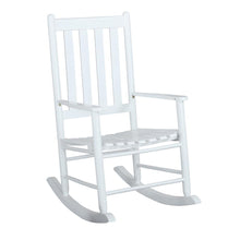 Load image into Gallery viewer, Annie Slat Back Wooden Rocking Chair White image
