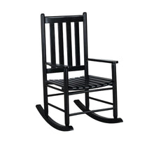 Load image into Gallery viewer, Annie Slat Back Wooden Rocking Chair Black image
