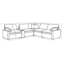 Load image into Gallery viewer, Collins Modular Power Reclining Sectional Sofa

