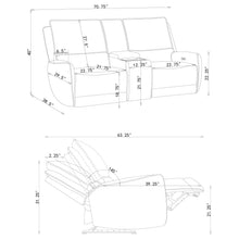 Load image into Gallery viewer, Sylmar Power Reclining Loveseat
