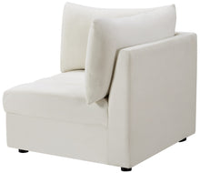 Load image into Gallery viewer, Jacob Cream Velvet Corner
