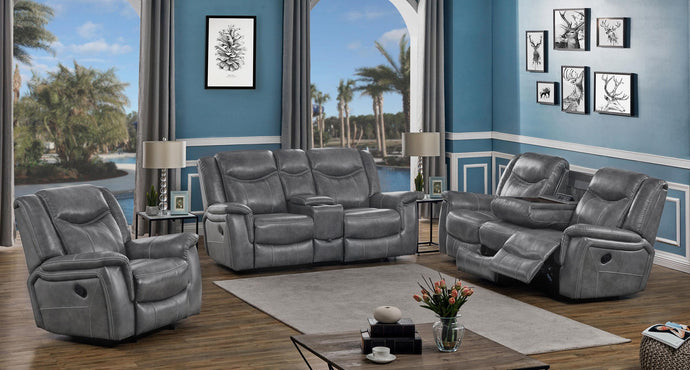 Conrad 3-piece Living Room Set Grey image