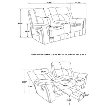 Load image into Gallery viewer, Conrad Reclining Glider Loveseat
