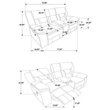 Load image into Gallery viewer, Greer Reclining Loveseat
