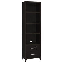 Load image into Gallery viewer, Lewes 2-drawer Media Tower Cappuccino
