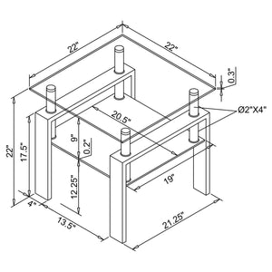 Dyer End & Side Table