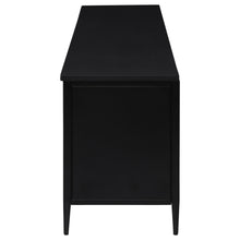 Load image into Gallery viewer, Amherst 4-door 78-inch Metal TV Stand Media Console Black
