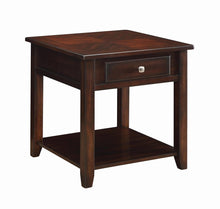 Load image into Gallery viewer, Bradford Square 1-shelf End Table Walnut image
