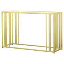 Load image into Gallery viewer, Adri Metal Frame Sofa Table Matte Brass image
