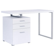 Load image into Gallery viewer, Brennan 3-drawer Office Desk White image
