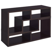 Load image into Gallery viewer, Velma Convertible TV Console and Bookcase Cappuccino image
