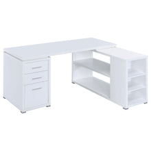 Load image into Gallery viewer, Yvette L-shape Office Desk White image
