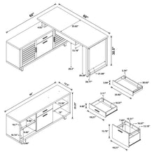 Load image into Gallery viewer, Maddox L-Shape Desk
