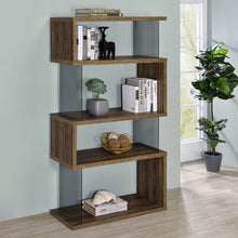 Load image into Gallery viewer, Emelle 4-shelf Bookcase with Glass Panels image
