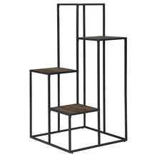 Load image into Gallery viewer, Rito 4-tier Display Shelf Rustic Brown and Black image
