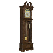 Load image into Gallery viewer, Cedric Grandfather Clock with Chime Golden Brown image
