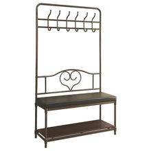 Load image into Gallery viewer, Kiefer Coat Rack with 12 Hooks Black
