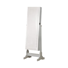 Load image into Gallery viewer, Zayas Storage Jewelry Cheval Mirror White
