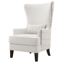 Load image into Gallery viewer, Pippin Upholstered Wingback Accent Chair Latte

