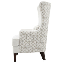 Load image into Gallery viewer, Pippin Upholstered Wingback Accent Chair Latte
