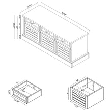 Load image into Gallery viewer, Alma Storage Bench
