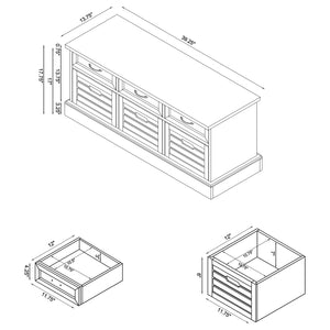 Alma Storage Bench