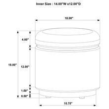 Load image into Gallery viewer, Remuda Storage Ottoman
