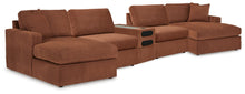 Load image into Gallery viewer, Modmax 5 Piece Sectional with Audio Console
