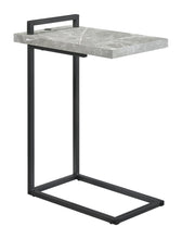 Load image into Gallery viewer, Maxwell C-shaped Accent Table Cement and Gunmetal image
