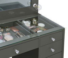 Load image into Gallery viewer, Acena Makeup Vanity Table with LED Mirror
