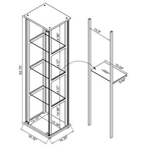 Cyclamen Curio Cabinet