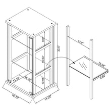 Load image into Gallery viewer, Cyclamen Curio Cabinet
