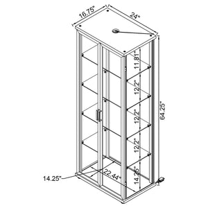 Aero Curio Cabinet