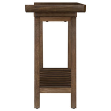 Load image into Gallery viewer, Ornelas 46-inch Console Table with Slatted Shelf Mango Brown
