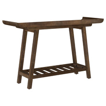Load image into Gallery viewer, Ornelas 46-inch Console Table with Slatted Shelf Mango Brown
