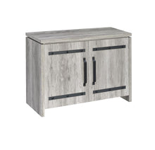 Load image into Gallery viewer, Enoch 2-door Accent Cabinet Grey Driftwood image
