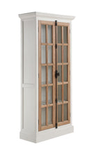 Load image into Gallery viewer, Tammi 2-door Tall Cabinet Antique White and Brown
