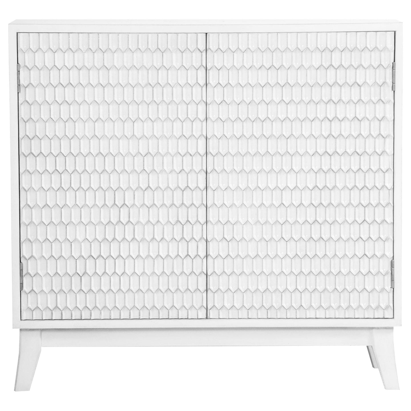 Gambon Rectangular 2-door Accent Cabinet White image