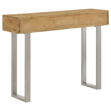 Load image into Gallery viewer, Draco Console Table with Hand Carved Drawers Natural
