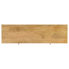 Load image into Gallery viewer, Draco Console Table with Hand Carved Drawers Natural
