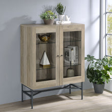 Load image into Gallery viewer, Bonilla 2-door Accent Cabinet with Glass Shelves image
