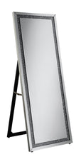 Load image into Gallery viewer, Novak Rectangular Cheval Floor Mirror Silver image
