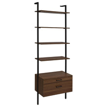 Load image into Gallery viewer, Owens 3-piece 96-inch Wall Mounted Bookshelf Set Walnut

