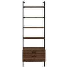 Load image into Gallery viewer, Owens 3-piece 96-inch Wall Mounted Bookshelf Set Walnut
