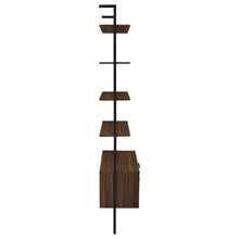 Load image into Gallery viewer, Owens 96-inch 4-shelf Storage Wall Bookshelf Walnut
